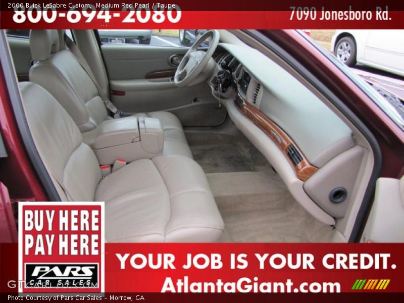 Medium Red Pearl / Taupe 2000 Buick LeSabre Custom