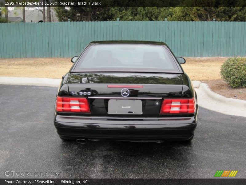Black / Black 1999 Mercedes-Benz SL 500 Roadster
