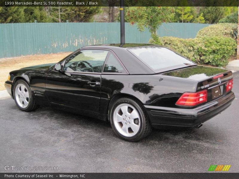 Black / Black 1999 Mercedes-Benz SL 500 Roadster