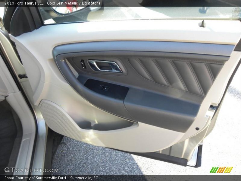 Gold Leaf Metallic / Light Stone 2010 Ford Taurus SEL