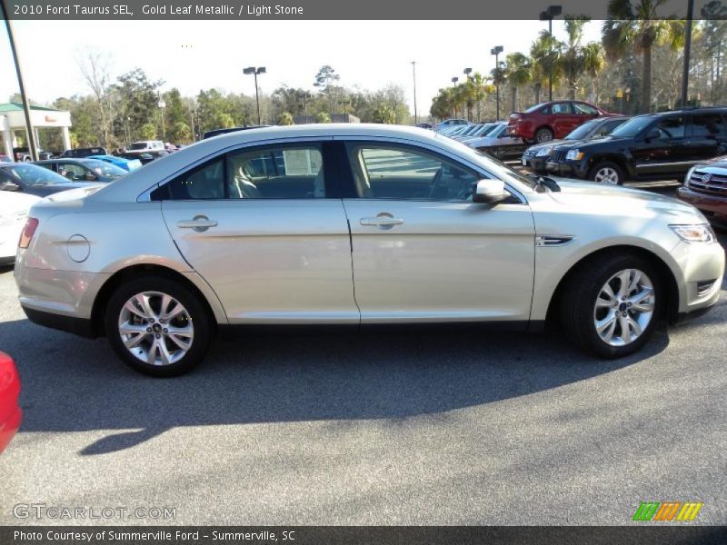 Gold Leaf Metallic / Light Stone 2010 Ford Taurus SEL