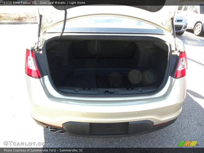 Gold Leaf Metallic / Light Stone 2010 Ford Taurus SEL