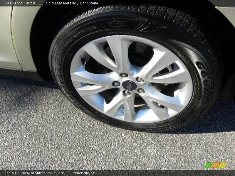 Gold Leaf Metallic / Light Stone 2010 Ford Taurus SEL
