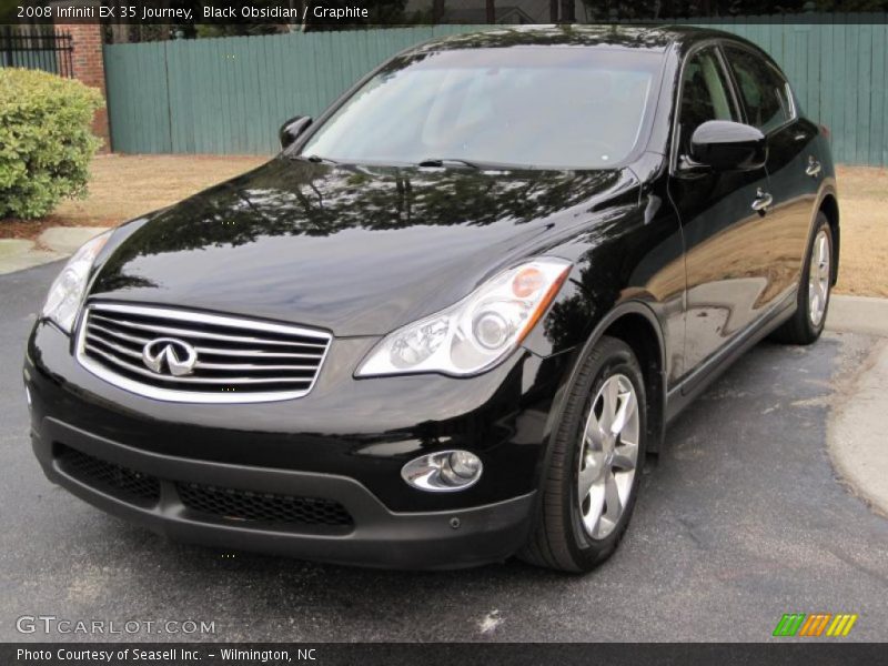 Black Obsidian / Graphite 2008 Infiniti EX 35 Journey