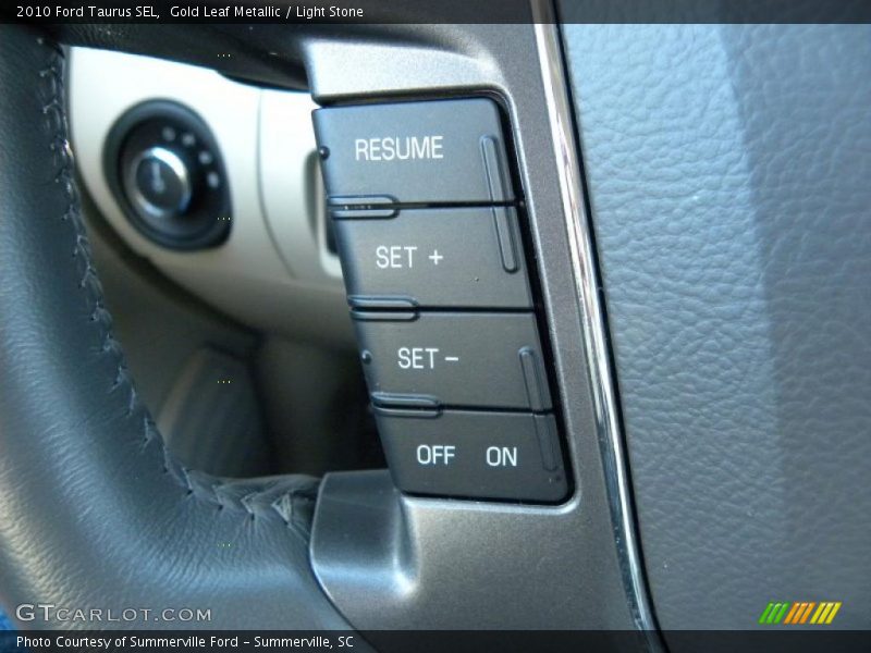 Gold Leaf Metallic / Light Stone 2010 Ford Taurus SEL
