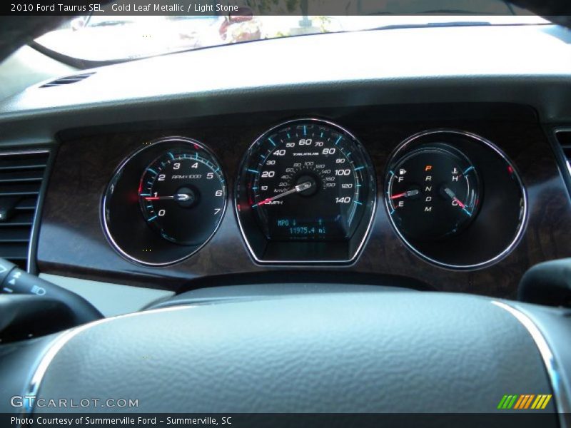 Gold Leaf Metallic / Light Stone 2010 Ford Taurus SEL