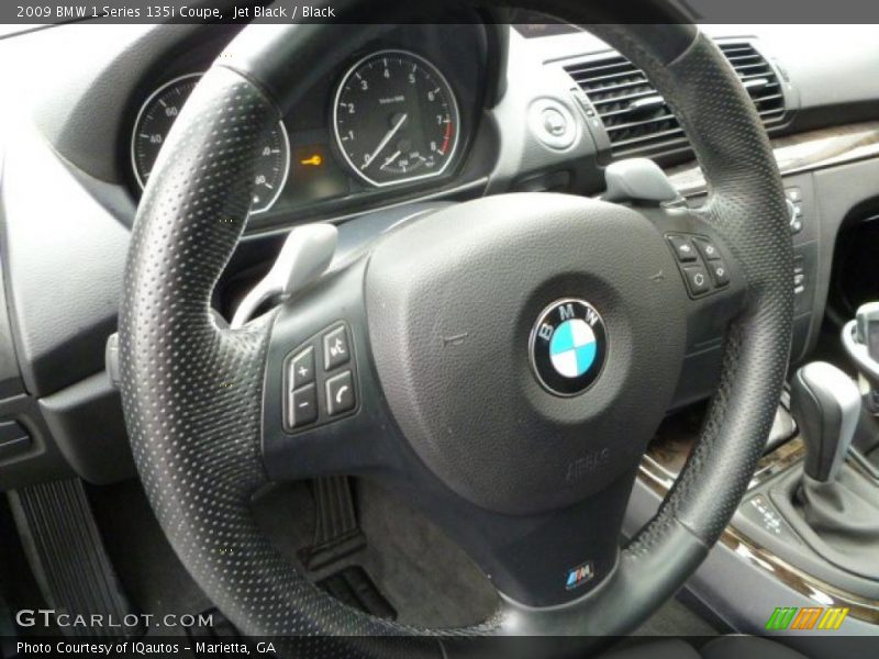 Jet Black / Black 2009 BMW 1 Series 135i Coupe