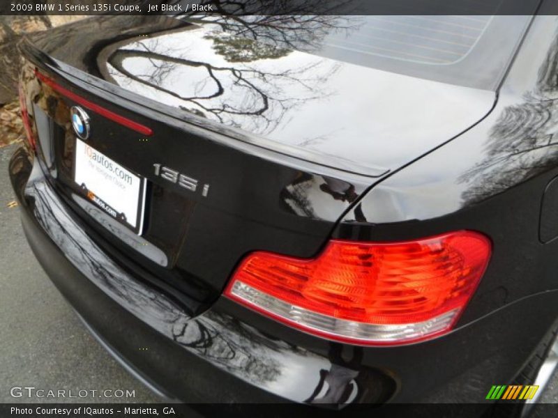 Jet Black / Black 2009 BMW 1 Series 135i Coupe
