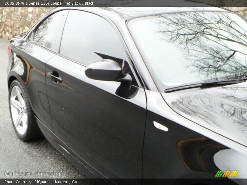 Jet Black / Black 2009 BMW 1 Series 135i Coupe