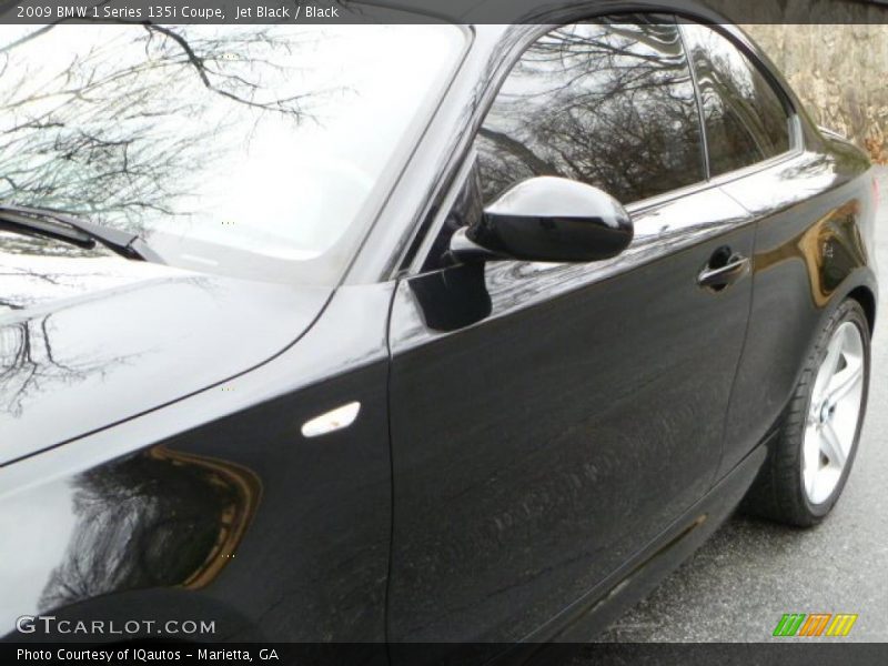 Jet Black / Black 2009 BMW 1 Series 135i Coupe