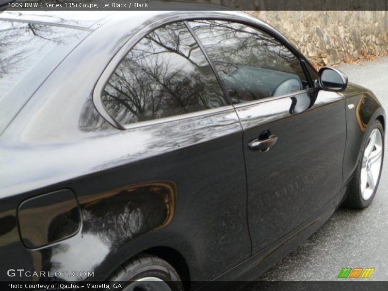 Jet Black / Black 2009 BMW 1 Series 135i Coupe
