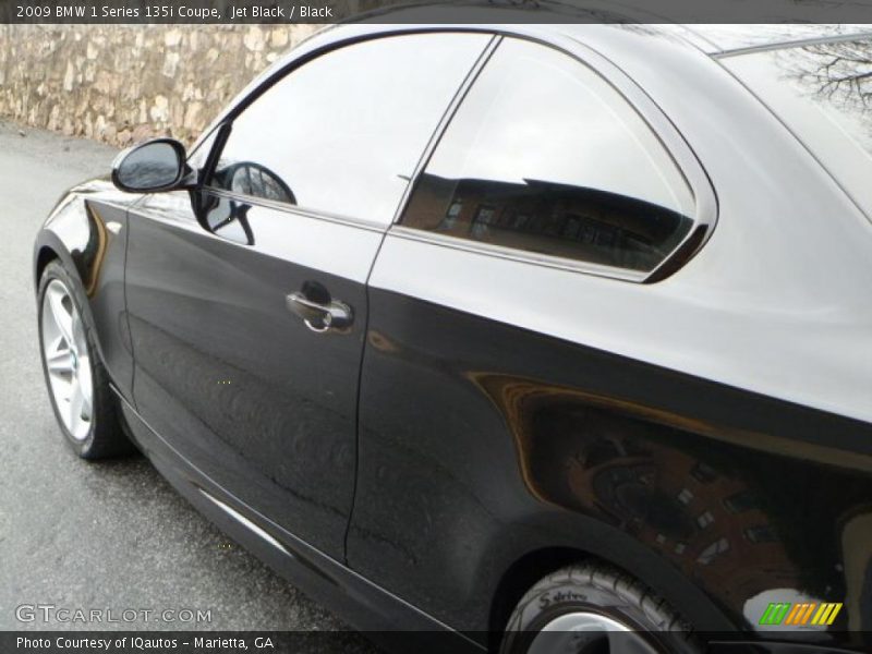 Jet Black / Black 2009 BMW 1 Series 135i Coupe