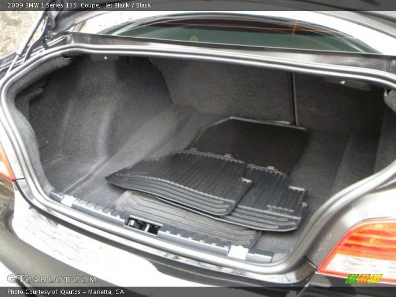 Jet Black / Black 2009 BMW 1 Series 135i Coupe