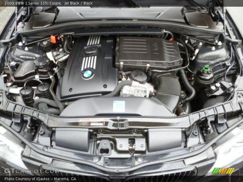 Jet Black / Black 2009 BMW 1 Series 135i Coupe
