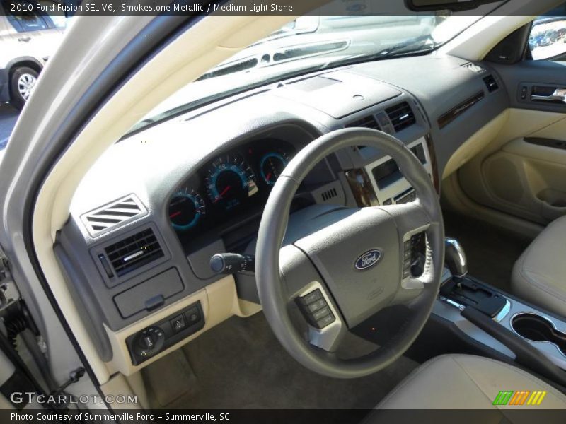 Smokestone Metallic / Medium Light Stone 2010 Ford Fusion SEL V6