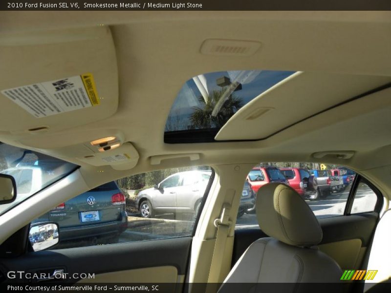 Smokestone Metallic / Medium Light Stone 2010 Ford Fusion SEL V6