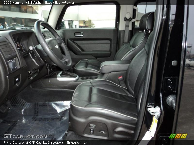  2009 H3 T Alpha Ebony/Pewter Interior