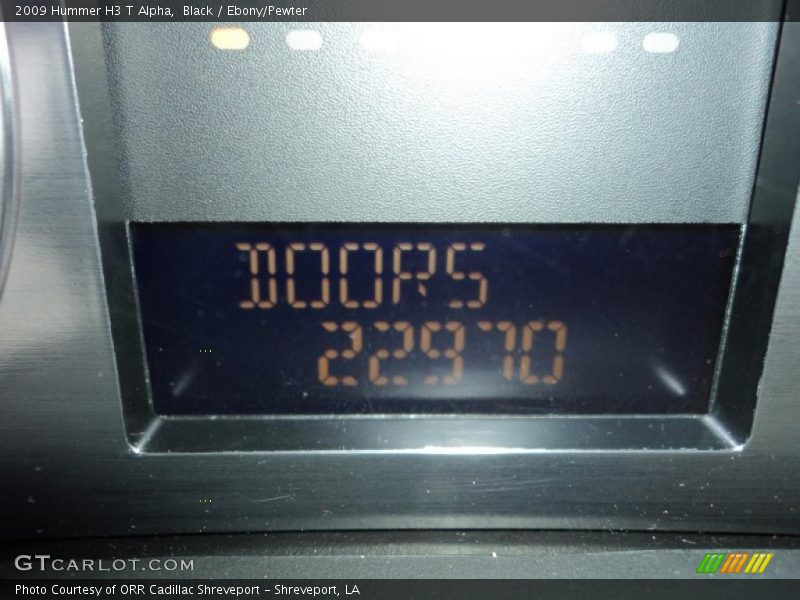Black / Ebony/Pewter 2009 Hummer H3 T Alpha