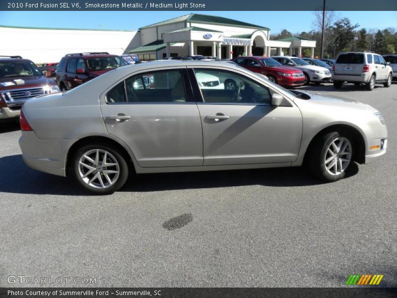 Smokestone Metallic / Medium Light Stone 2010 Ford Fusion SEL V6
