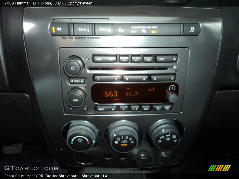 Black / Ebony/Pewter 2009 Hummer H3 T Alpha