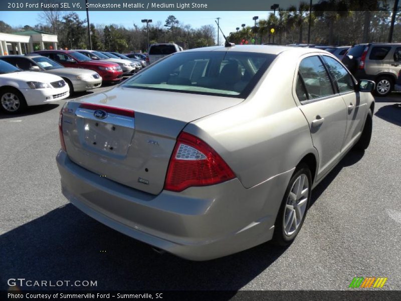 Smokestone Metallic / Medium Light Stone 2010 Ford Fusion SEL V6