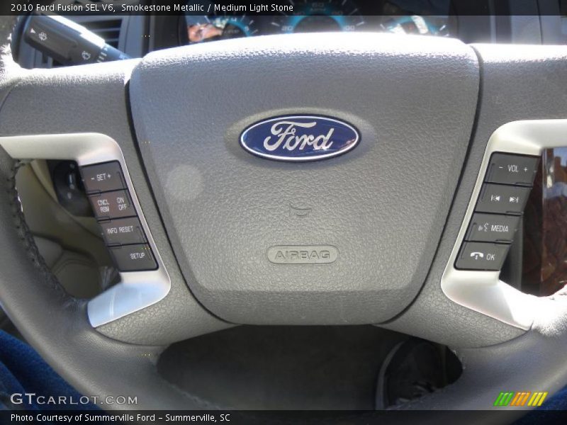 Smokestone Metallic / Medium Light Stone 2010 Ford Fusion SEL V6