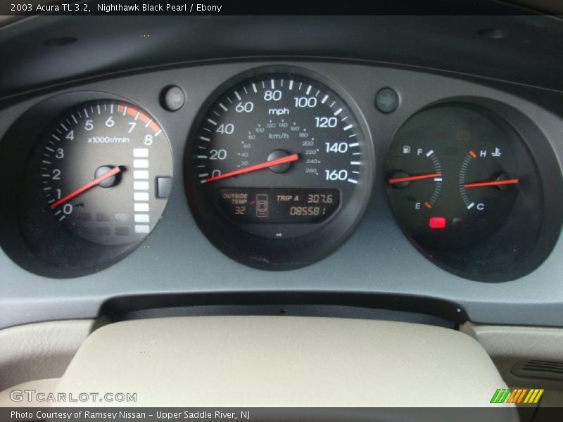 Nighthawk Black Pearl / Ebony 2003 Acura TL 3.2