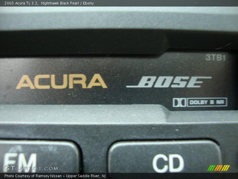 Nighthawk Black Pearl / Ebony 2003 Acura TL 3.2