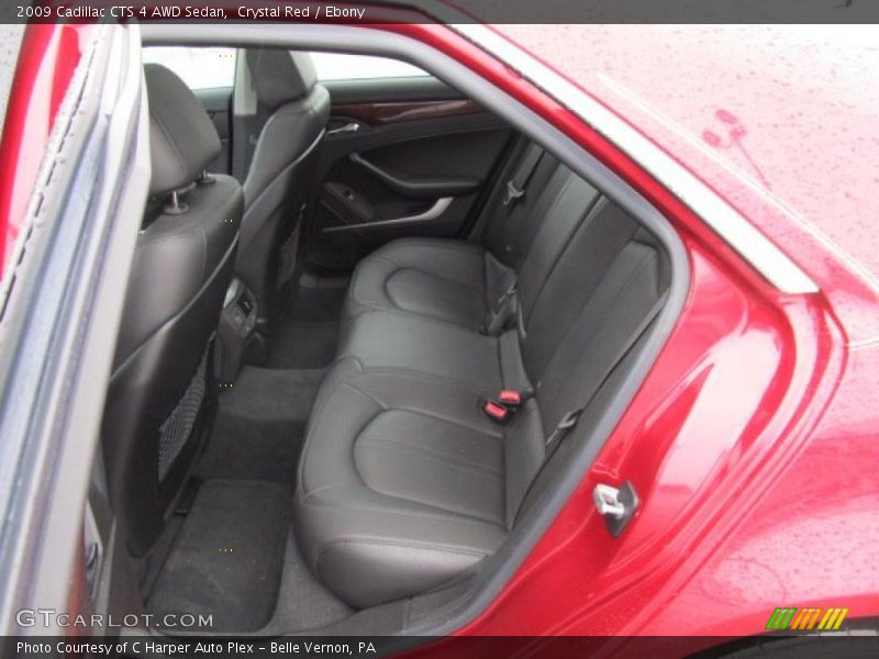 Crystal Red / Ebony 2009 Cadillac CTS 4 AWD Sedan