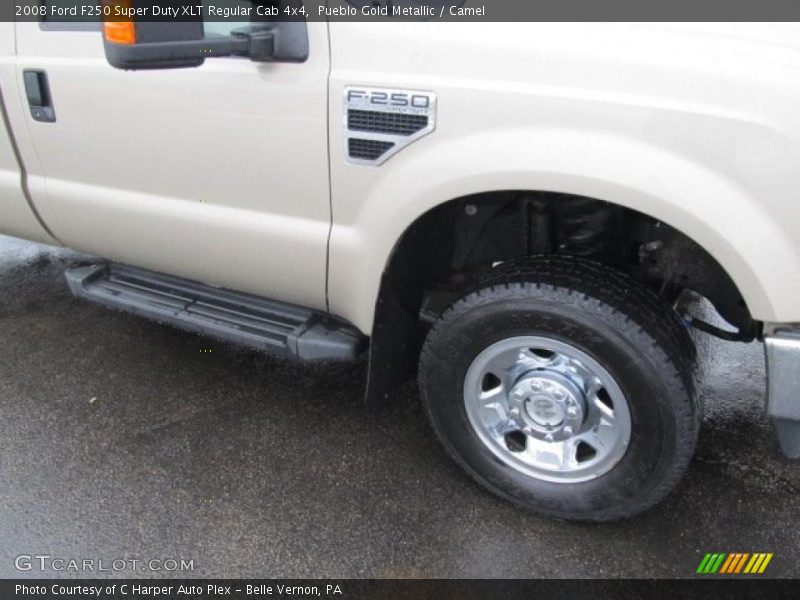 Pueblo Gold Metallic / Camel 2008 Ford F250 Super Duty XLT Regular Cab 4x4