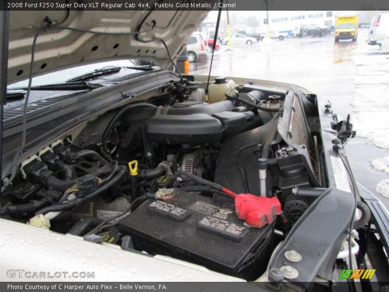Pueblo Gold Metallic / Camel 2008 Ford F250 Super Duty XLT Regular Cab 4x4