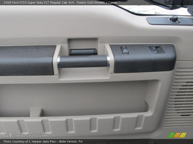 Pueblo Gold Metallic / Camel 2008 Ford F250 Super Duty XLT Regular Cab 4x4
