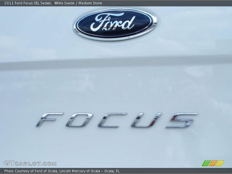 White Suede / Medium Stone 2011 Ford Focus SEL Sedan