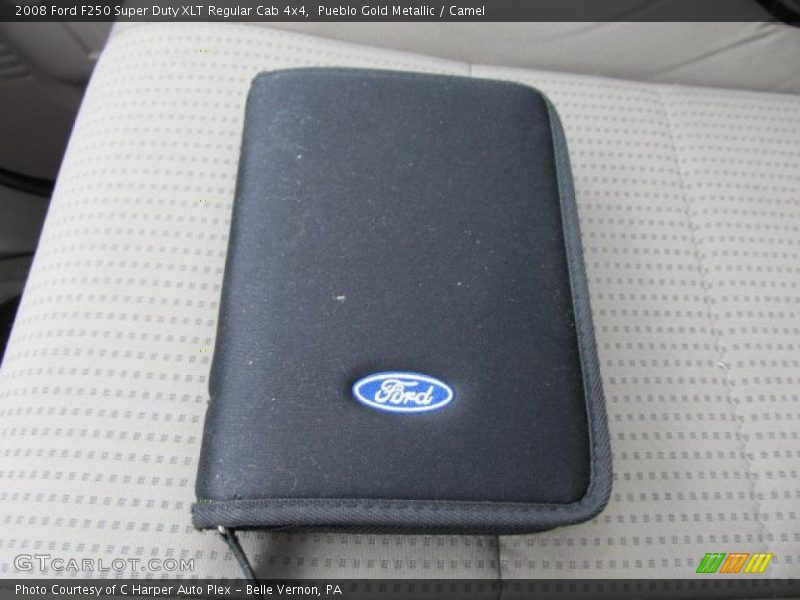 Pueblo Gold Metallic / Camel 2008 Ford F250 Super Duty XLT Regular Cab 4x4