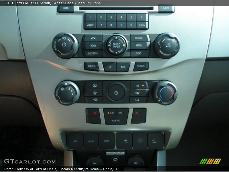 White Suede / Medium Stone 2011 Ford Focus SEL Sedan