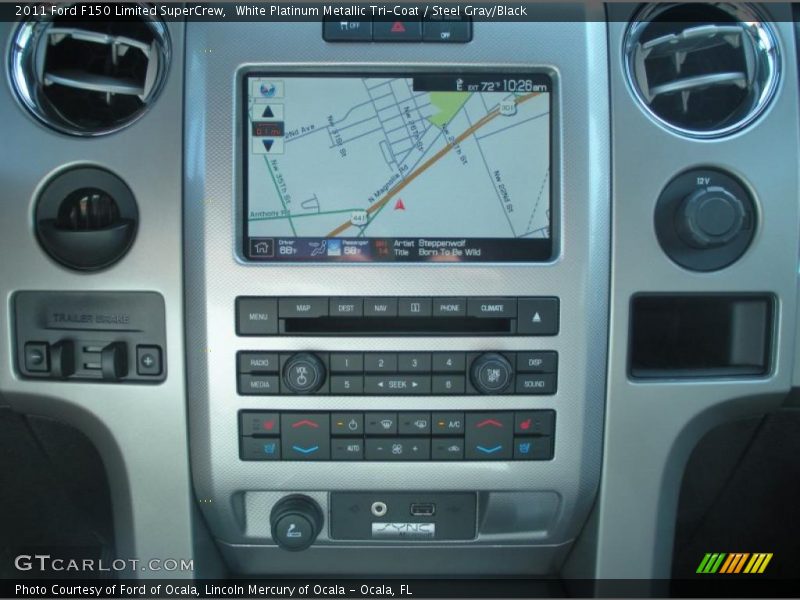 Navigation of 2011 F150 Limited SuperCrew