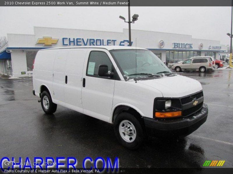 Summit White / Medium Pewter 2010 Chevrolet Express 2500 Work Van