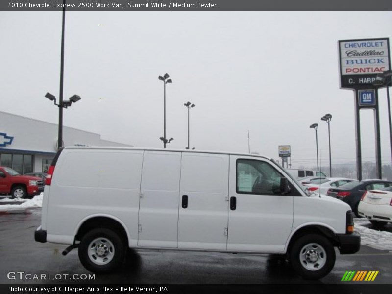 Summit White / Medium Pewter 2010 Chevrolet Express 2500 Work Van