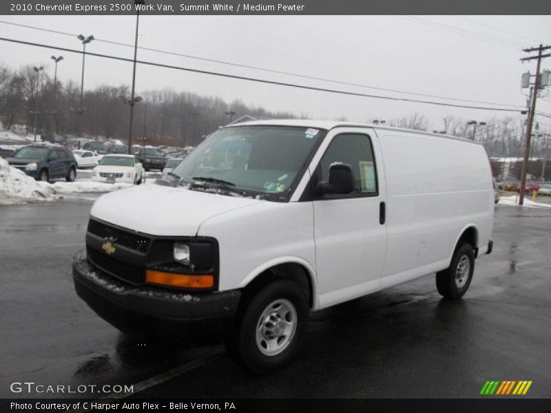 Summit White / Medium Pewter 2010 Chevrolet Express 2500 Work Van