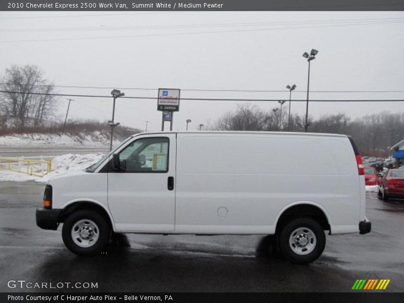 Summit White / Medium Pewter 2010 Chevrolet Express 2500 Work Van