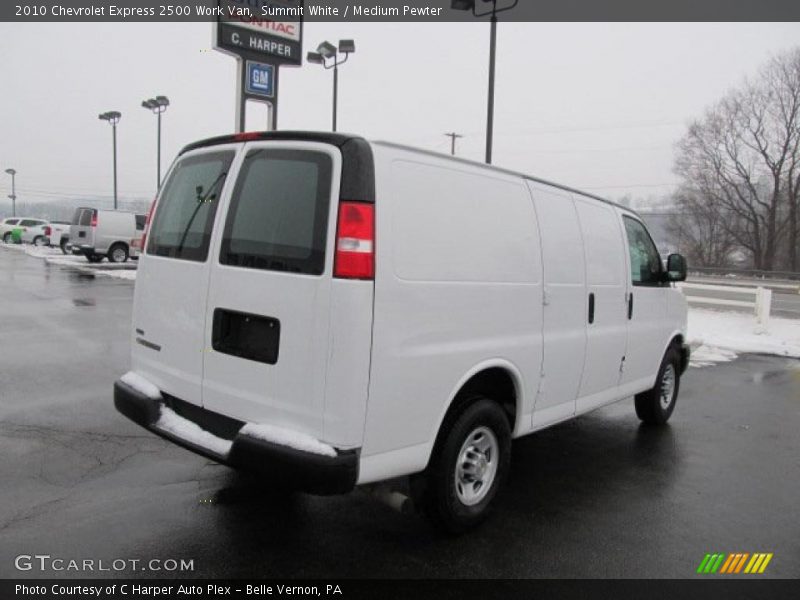Summit White / Medium Pewter 2010 Chevrolet Express 2500 Work Van
