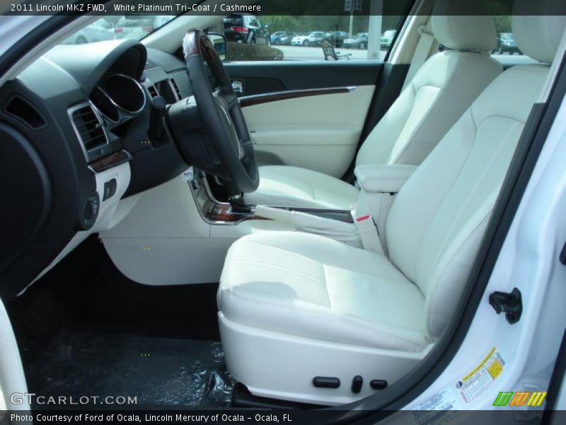 White Platinum Tri-Coat / Cashmere 2011 Lincoln MKZ FWD