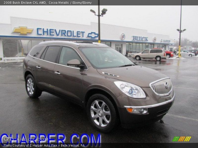 Cocoa Metallic / Ebony/Ebony 2008 Buick Enclave CXL AWD