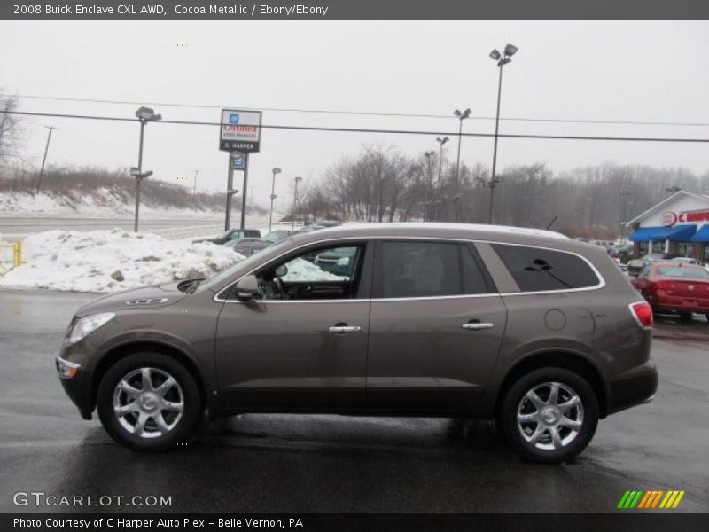 Cocoa Metallic / Ebony/Ebony 2008 Buick Enclave CXL AWD