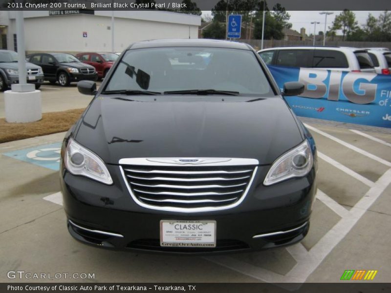 Brilliant Black Crystal Pearl / Black 2011 Chrysler 200 Touring