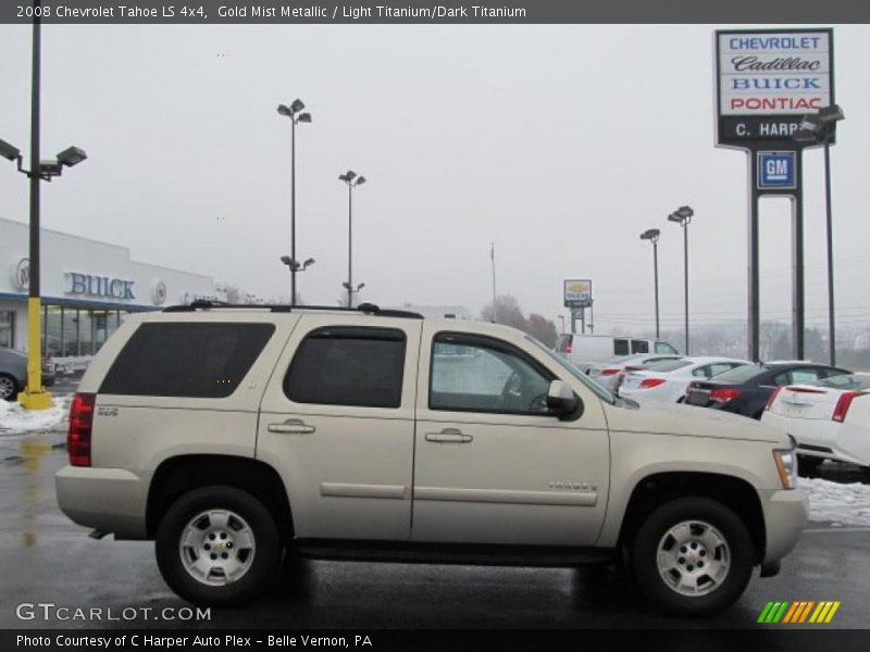 Gold Mist Metallic / Light Titanium/Dark Titanium 2008 Chevrolet Tahoe LS 4x4