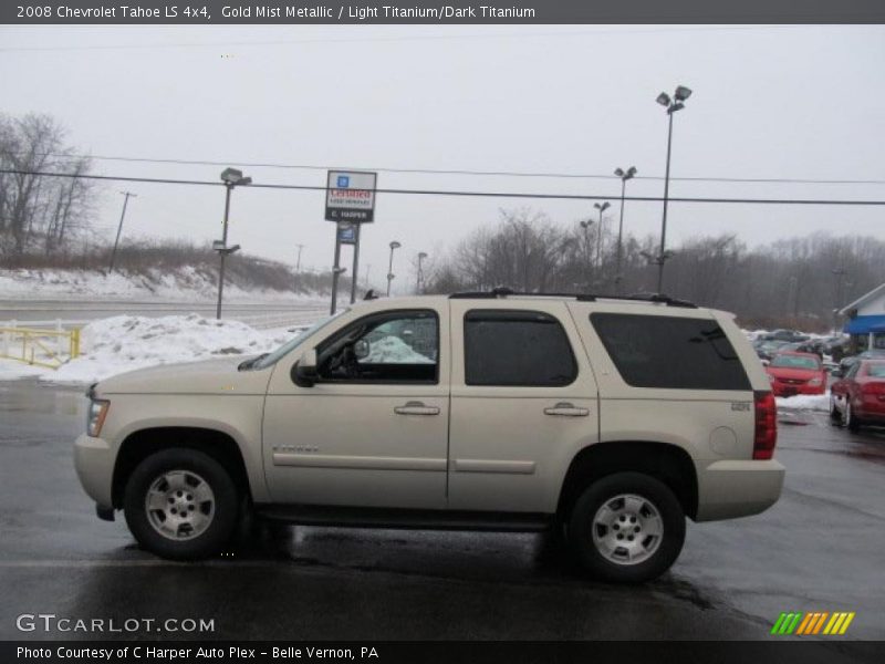 Gold Mist Metallic / Light Titanium/Dark Titanium 2008 Chevrolet Tahoe LS 4x4
