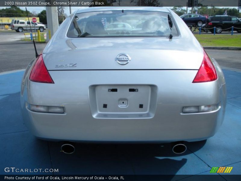 Chrome Silver / Carbon Black 2003 Nissan 350Z Coupe