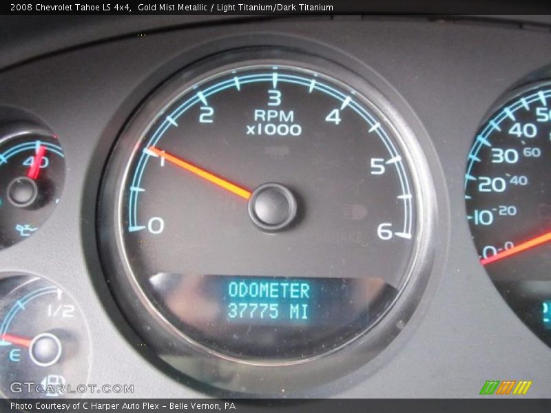 Gold Mist Metallic / Light Titanium/Dark Titanium 2008 Chevrolet Tahoe LS 4x4