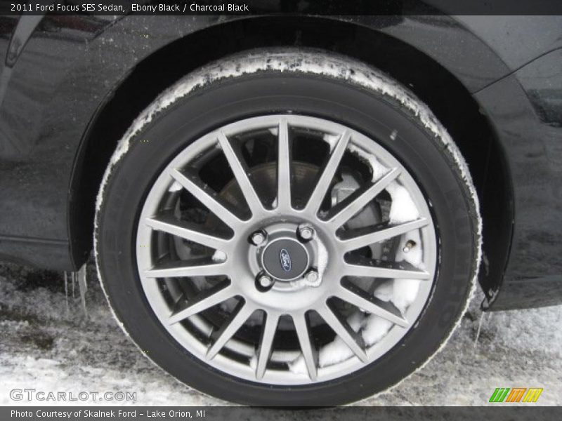 Ebony Black / Charcoal Black 2011 Ford Focus SES Sedan